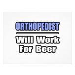 Orthopedist...Will Work For Beer Invitation