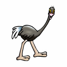 Orville Ostrich Photo Cutouts