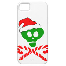 Os croisés de crâne de Noël Coque Case-Mate iPhone 5