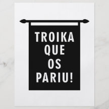 OS Pariu de Que de troïka Prospectus En Couleur