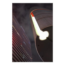 Osaka Night-time Skyscrapers Photo Print