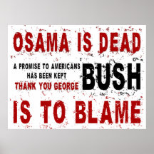 Osama Is Dead Poster