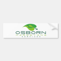 osborn lançant le logo vert adhésif pour voiture