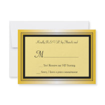 Oscar Award Party RSVP Card Custom Invite
