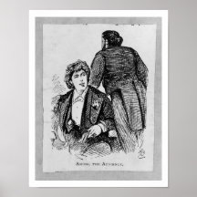 Oscar Wilde (1854-1900) Among the Audience (engrav Posters