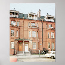 Oscar Wilde's house in Tite Street, Chelsea Posters