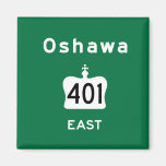 Oshawa 401 refrigerator magnet