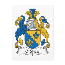 O'Shea Family Crest Post Cards