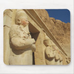 Osirian statues of Hatshepsut at her tomb Mouse Pads