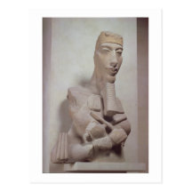 Osirid pillar of Akhenaten (1365-1349 BC) from the Post Card