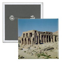 Osiride figures Ramesses II  flanking the walls buttons