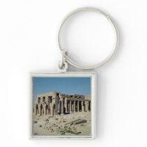 Osiride figures Ramesses II  flanking the walls keychains