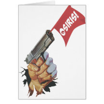 Osiris Pistola Greeting Cards