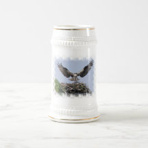 Osprey Nest Beer Stein Mugs