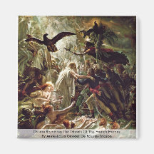 Ossian Receiving The Ghosts Of The French Heroes Magnets