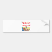 osteopaths bumper stickers