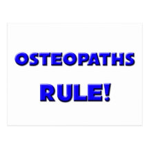 Osteopaths Rule! Post Card