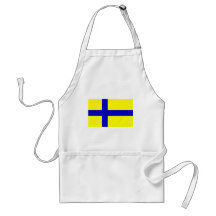 Ostergotland clear, Sweden Apron