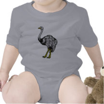 Ostrich Baby Bodysuits