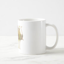 Ostrich Riding Coffee Mugs
