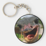 Ostrich What's Up Keychain