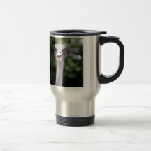 Ostrich Winking - Funny Coffee Mug
