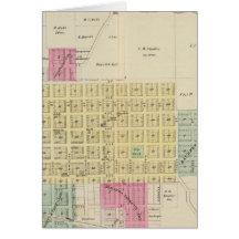Oswego, Neosho Falls, Havens, and Butler, Kansas Greeting Card