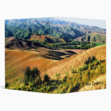 Otago Summertime Print Vinyl Binder