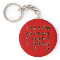 Otaku Manga Fan Joke Keychain Fob