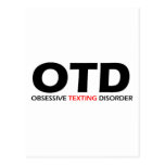 OTD - Obsessive Texting Disorder Postcards