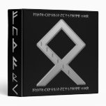Othala Rune grey 3 Ring Binders
