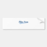 Other team blue bumper sticker