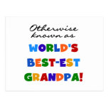 Otherwise Known as Best-est Grandpa Gifts Post Cards