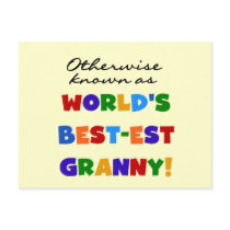 Otherwise Known as Best-est Granny Gifts Post Cards