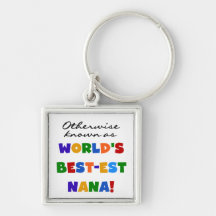 Otherwise Known as Best-est Nana Tshirts Key Chain