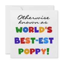Otherwise Known Best-est Poppy Tshirts and Gifts Personalized Announcement