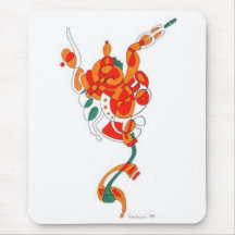 Otherworldly Floral Mouse Mats