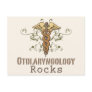 Otolaryngology Rocks Caduceus Postcard