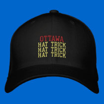 OTTAWA  HAT TRICK embroidered hats