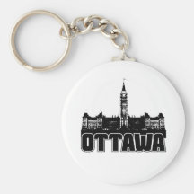 Ottawa Skyline Keychain