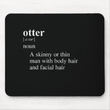 OTTER DEFINITION MOUSE PADS