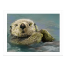 Otter Postcard