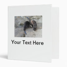 Otters 3 Ring Binder