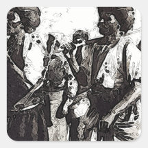 Ottoman Kurdish 3 Square Stickers