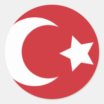 Ottoman, Turkey flag Stickers