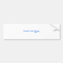 Otumba Park Beach Wisconsin Classic Design Bumper Sticker