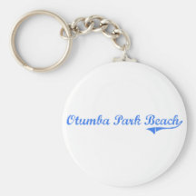 Otumba Park Beach Wisconsin Classic Design Keychains
