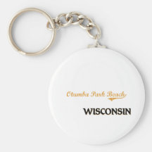 Otumba Park Beach Wisconsin Classic Keychains