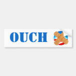 OUCH bumper sticker