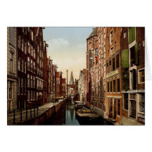 Oudezijds Kolk Amsterdam Greeting Card